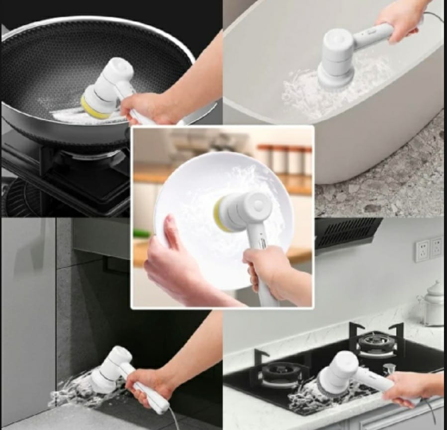 Rechargeable 5 in 1 Mini Kitchen Magic Brush